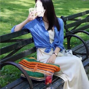 Ralph Lauren Linen Shirt, slim fit, small